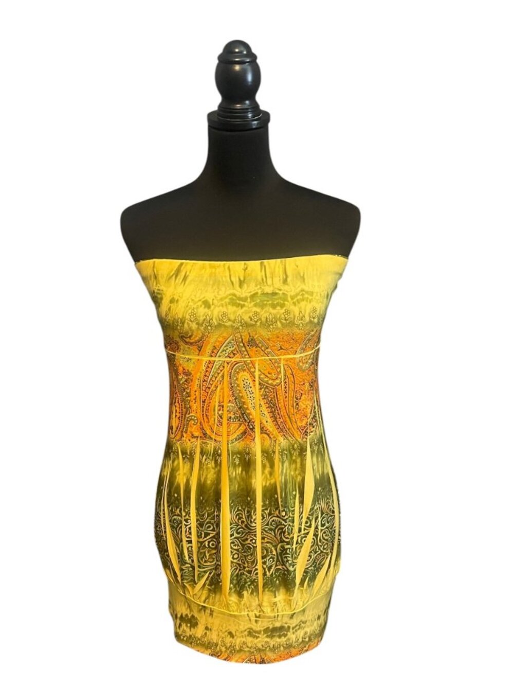 VINTAGE PAISLEY MINI TUBE DRESS